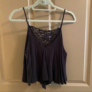 Lace-Back Flowy Tank